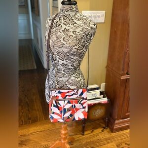 Kate Spade New York Jackson Tropical Toss Top Zip Crossbody